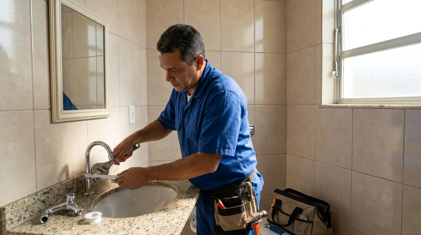 Ajustes em Torneiras no Sudoeste I, Brasília‑DF